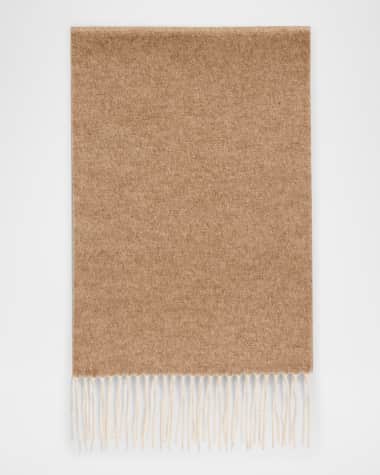 PIACENZA 1733 Men's Two-Tone Cashmere-Silk Scarf