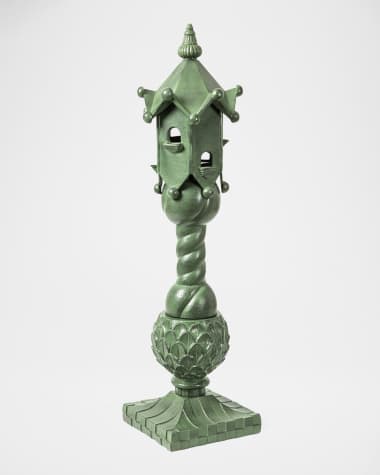 MacKenzie-Childs Birdhouse Garden Totem, 38"