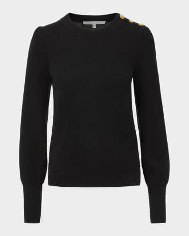 Veronica Beard Nelia Cashmere Crewneck Sweater