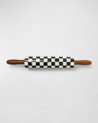 MacKenzie-Childs Courtly Check Rolling Pin