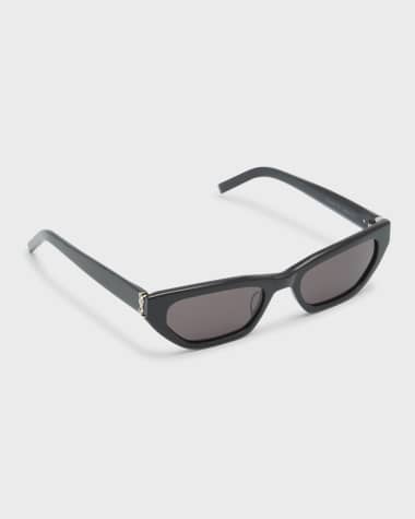Saint Laurent YSL Plastic Cat-Eye Sunglasses