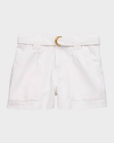 DL1961 Girl's Lucy Pleated Cargo Shorts, Size 7-16