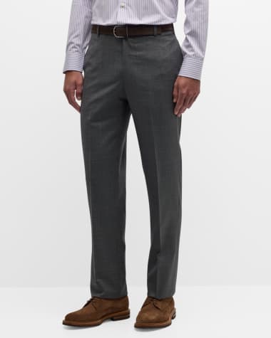 Lansdown - Light Grey - Modern Fit Suit Pants, Suit Pants