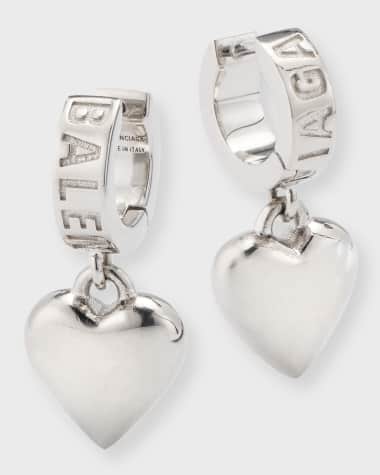 Balenciaga Sharp Heart Earrings