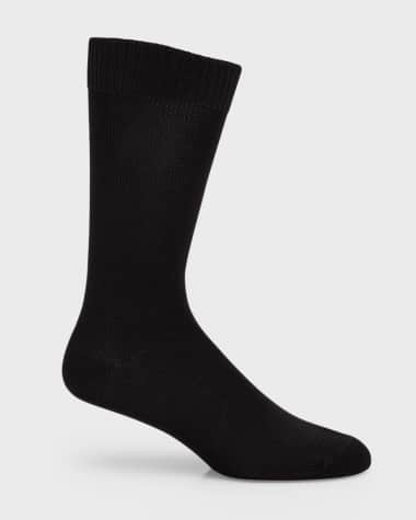 Neiman Marcus Men's 3-Pack Casual Knit Crew Socks