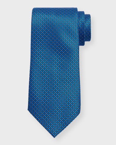 Stefano Ricci Men's Silk Micro-Geometric Tie