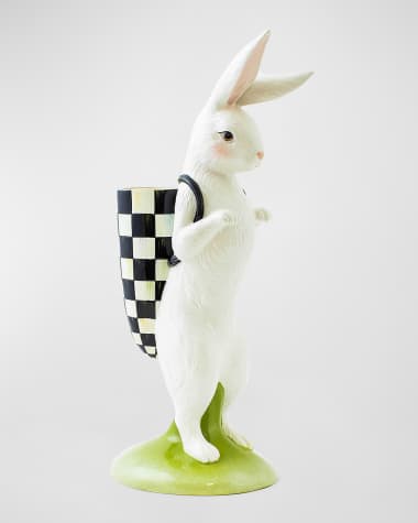 MacKenzie-Childs Spring Fling Hare On A Hike Figurine