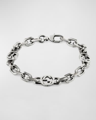 Gucci Interlock G Sterling Silver Bracelet