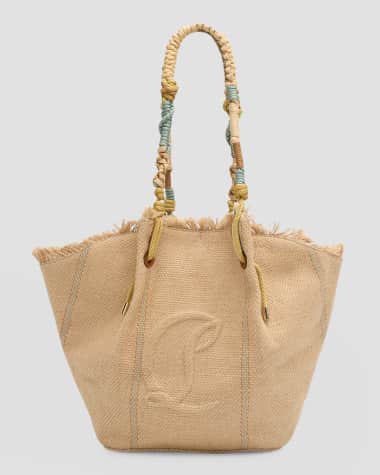Christian Louboutin By My Side Shopper in Jute with CL Logo