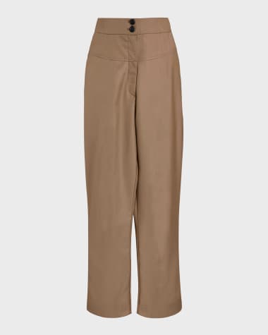 Secret Mission Athena Wool High-Waisted Pants