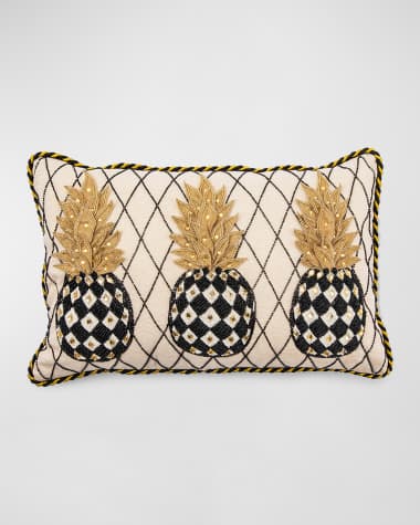 MacKenzie-Childs Pineapple Lumbar Pillow