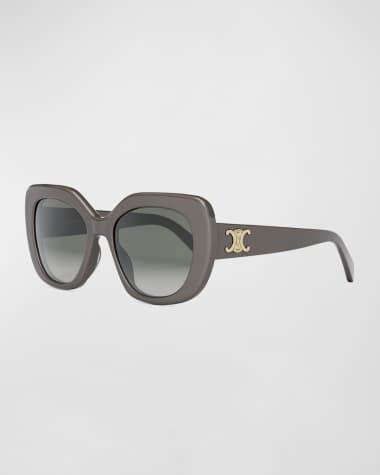 Celine Triomphe Acetate Butterfly Sunglasses