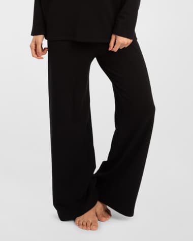Andine Soleil Straight-Leg French Terry Lounge Pants