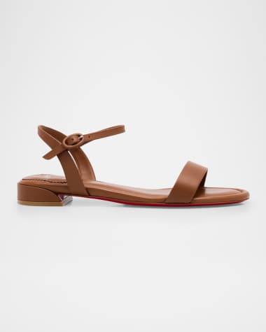 Christian Louboutin Sweet Jane Red Sole Ankle-Strap Sandals