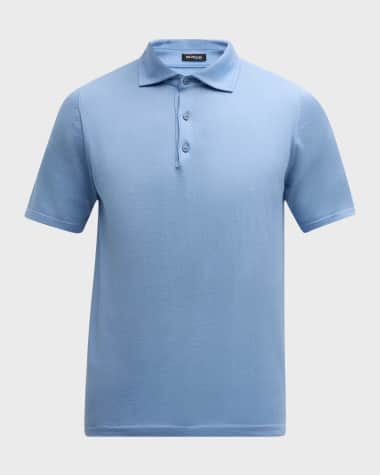 Kiton Men's Cotton Polo Shirt