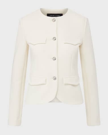 Veronica Beard Kensington Tailored Knit Jacket