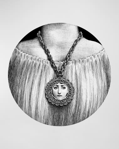 Fornasetti Tema e Variazioni n.206 Face in Pendant Plate