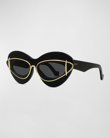 Louis Vuitton My Monogram Light Cat Eye Glasses Dark Tortoise Acetate & Metal. Size W