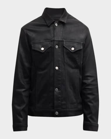 monfrere Men's Dean Coated Trucker Jacket