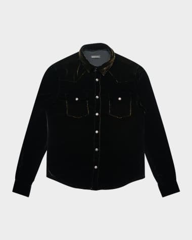 monfrere Men's Eastwood Velvet Western Shirt