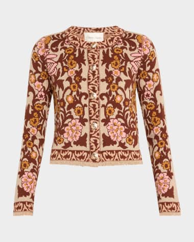 Cara Cara Livi Jacquard Wool-Blend Jacket