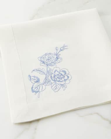 Arte Italica Giulietta Flower Napkins, Set of 4