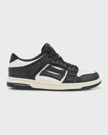 Amiri Men's Skel Bicolor Crystal Low-Top Sneakers