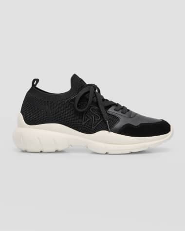 Stuart Weitzman 5050 Stretch Knit Chunky Runner Sneakers