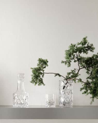 Orrefors Sofiero Decanter Sofiero 9 oz. Old Fashioned Glasses, Set of 2