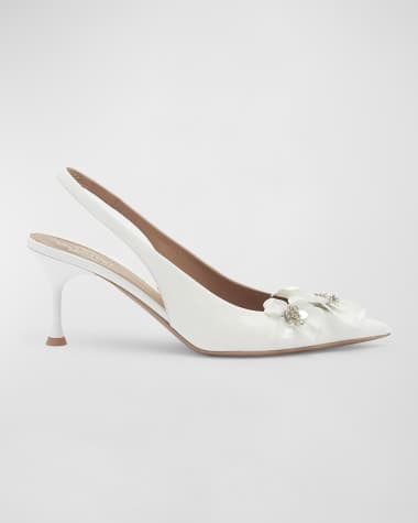 Valentino Garavani Women s Pumps White Shoes Neiman Marcus