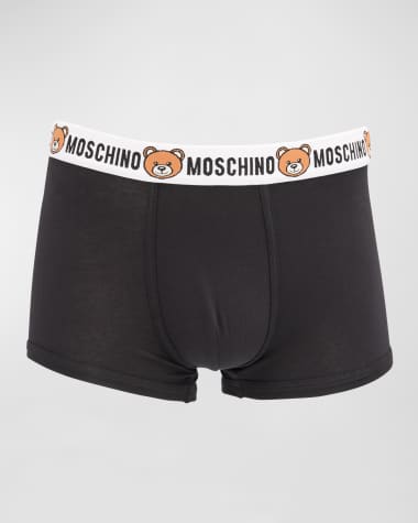 Moschino Men's 2-Pack Bear Logo Trunks