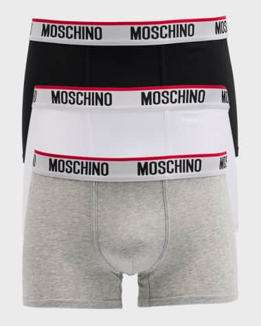 Moschino Men's Logo Ombre Band Boxer Briefs