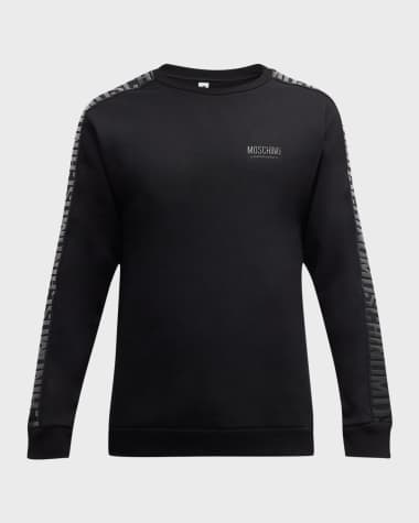 Moschino Men's Matte Logo Sweatshirt