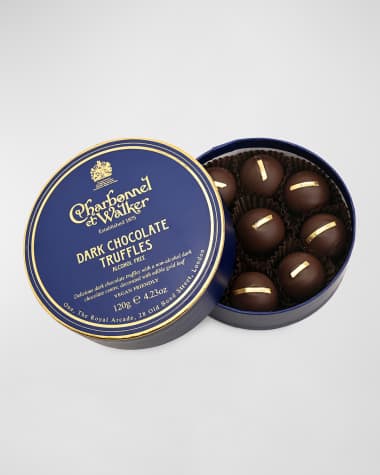 Charbonnel Et Walker Dark Chocolate Truffles with Edible Gold Leaf
