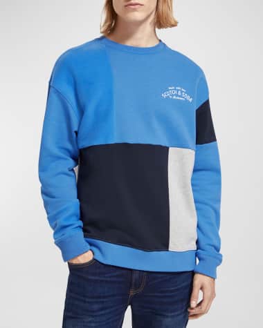 Neiman Marcus - Produced by Staple Men's Solid Crewneck Sweatshirt with  Logo Embroidery