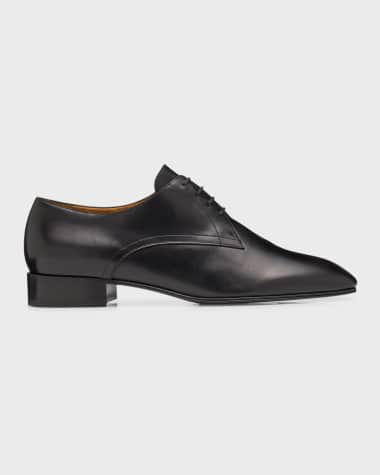 THE ROW Kay Leather Oxford Loafers