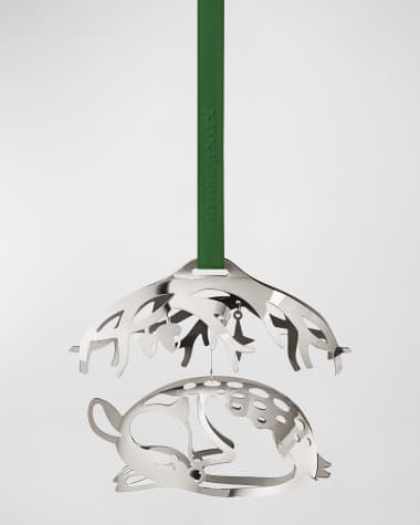 Georg Jensen Mobile Deer Palladium-Plated Christmas Ornament