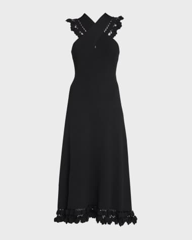 Ulla Johnson Fiora Sleeveless Embellished Knit Midi Dress