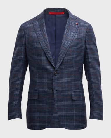 Isaia Men's Plaid Sport Coat