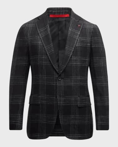 Isaia Men's Plaid Sport Coat