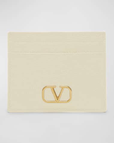 Valentino Garavani VLOGO Signature Leather Card Holder