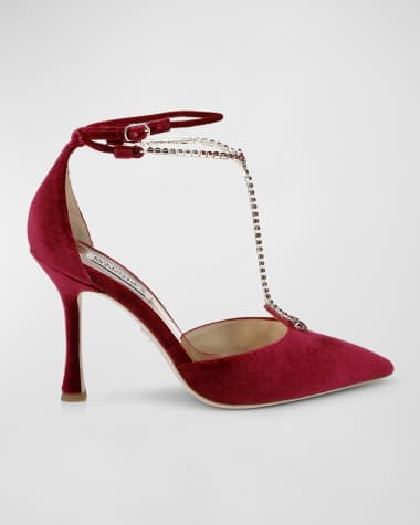 Badgley Mischka Red Shoes Neiman Marcus