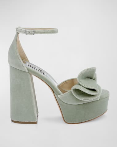 Badgley Mischka Green Shoes Neiman Marcus