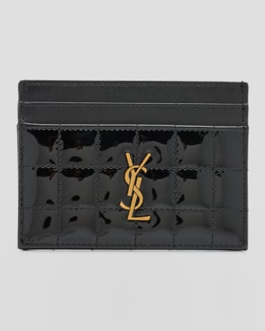 Ysl credit card holder sale hot sale
