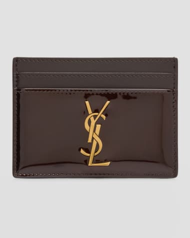 Ysl card wallet sale 2025