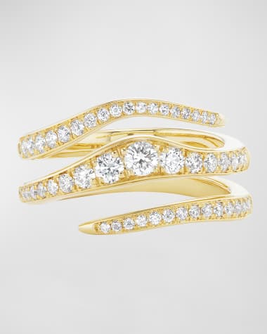 Emily P. Wheeler Signature Ombre Double-Wrap Diamond Ring