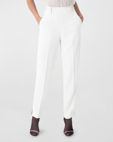 Ronny Kobo Anton High-Rise Straight-Leg Pants