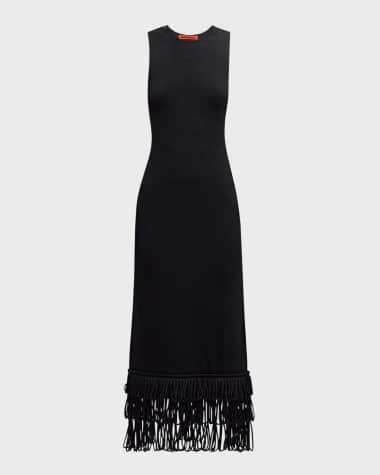 SIMONMILLER Alber Knit Sleeveless Crewneck Maxi Dress