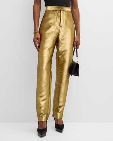 Gold pants womens clearance