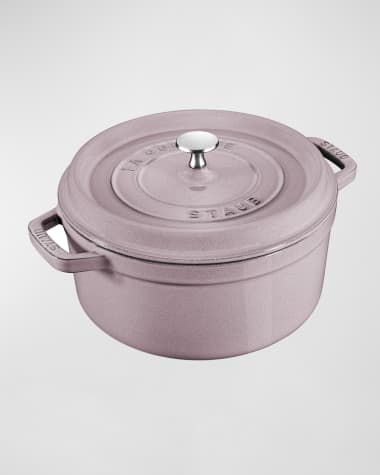 Staub Cast Iron 5.5 Qt. Round Cocotte, Lilac